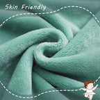 Exclusivo Mezcla Fleece Throw Blanket for Couch, Super Soft and Warm Blankets, Celadon Throw All Season Use, Cozy, Plush, Lightweight, 40x50 Inches