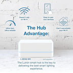 Lutron Caseta Original Smart Light Switch (Lutron Smart Hub Required), for Home, LED Lights, and Fans, 6 Amp, Single-Pole/3-Way, Neutral Required, PD-6ANS-LA-6-Pack, Almond, 6 Pack