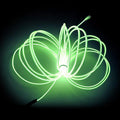 MaxLax EL Wire Lemon Green, 32.8ft/10m Portable Battery Pack Neon Light Strip 360° Cuttable Glowing Rope Lights for Parties, Halloween, DIY Decoration