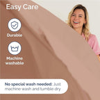 Full Size 4 Piece Sheet Set - Comfy Breathable & Cooling Bed Sheets Set - Hotel Luxury Bedding for Women, Men, Kids, Teens, Boys & Girls - Deep Pockets, Ultra-Soft and Wrinkle Free - Oeko-Tex - Mauve