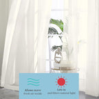 OWENIE Sheer Curtains 96 Inch Length, Elegant Sheer Curtains for Bedroom, Window Voile Sheer Curtain Panels/Drapes/Treatment for Living Room, 2Pcs, Each 42" W x 96" L, Ivory