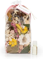 ANDALUCA Secrets of Spring Scented Potpourri | Made in California | Large 20 oz Bag + Fragrance Vial | Notes of Citron, Jasmine and Soft Woods | Floral Spring Home Fragrance