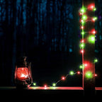 4 Pack Red and Green Christmas String Lights, Each 20FT 60 LED Fairy Lights Battery Operated with Timer, Waterproof Twinkle Lights for Outdoor and Indoor Bedroom Home Yard Patio Christmas Decorations