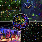 HOME LIGHTING 66ft Christmas Decorative Mini Lights, 200 LED Green Wire Fairy Starry String Lights Plug in, 8 Lighting Modes, for Indoor Outdoor Xmas Tree Wedding Party Decoration (Multicolor)