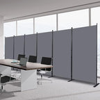 Room Divider 6FT Portable Room Dividers and Folding Privacy Screens, 204'' W Fabric Divider for Room Separation, 6 Panel Partition Room Dividers Freestanding Wall Divider Screen for Dorm Studio Office
