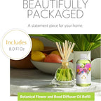 AGRARIA Reed Diffuser Refill, Scented Oil Home Fragrance, Reed Oil Diffuser Gift Set for All Occasions, Monique Lhuillier Citrus Lily