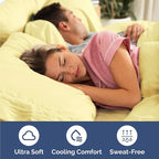 Twin Size 3 Piece Sheet Set - Comfy Breathable & Cooling Bed Sheets Set - Hotel Luxury Bedding for Women, Men, Kids, Teens, Boys & Girls - Deep Pockets, Ultra-Soft, Wrinkle Free - Oeko-Tex - Yellow