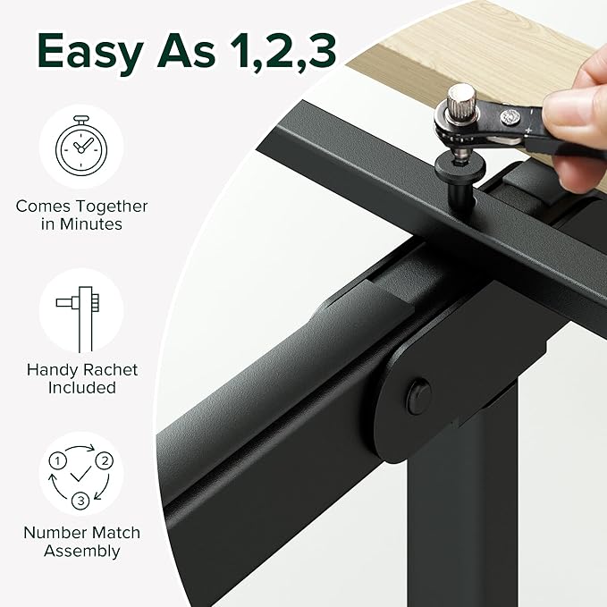 Zinus Joseph 14 Inch Platform Bed Frame, Wood Slat Support, No Box Spring Needed, Eco Friendly WonderBox(TM) Packaging, Easy Assembly, Black, Queen