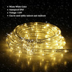 50Ft LED Rope Lights, Cuttable LED Strip Lights Outdoor Waterproof Decorative Lighting for Indoor/Outdoor Decorations,Eaves,Backyards Garden,Party and Bedroom Decorations(Warm White)