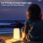 Outdoor Cordless Table Lamps Rechargeable, Touch Lamp [Sleek Design & RGB Mode] 4-Level Brightness Outdoor Lamps for Patio, LED Lamp Multi-Color Smart Nightstand Lamp for Outdoor Table lamp