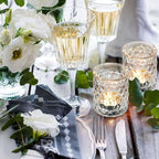 36pcs Votive Candle Holders for Wedding Centerpieces, Clear Glass Candle Holder in Bulk, Tealight Candle Holder for Party Decorations and Home Decor
