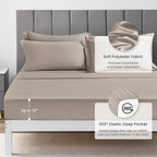 Love's cabin Full Comforter Set Burlwood, 7 Pieces Full Bed in a Bag, All Season Full Bedding Sets with 1 Comforter, 1 Flat Sheet, 1 Fitted Sheet, 2 Pillowcase and 2 Pillow Sham