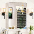 24×32 Silver Bathroom Mirror for Over Sink - Rectangular Bathroom Mirrors with Tempered Glass & Aluminum Frame, for Restroom Vanity, Entryway, Bedroom, Horizontal/Vertical, Rounded Corners