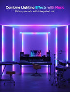 Govee RGBIC LED Strip Lights 9.8ft with Covers, Smart LED Lights Work with Alexa and Google Assistant, Diffuser Channel with LED Lights for Bedroom, Skirting Lines, Studio, Cabinet