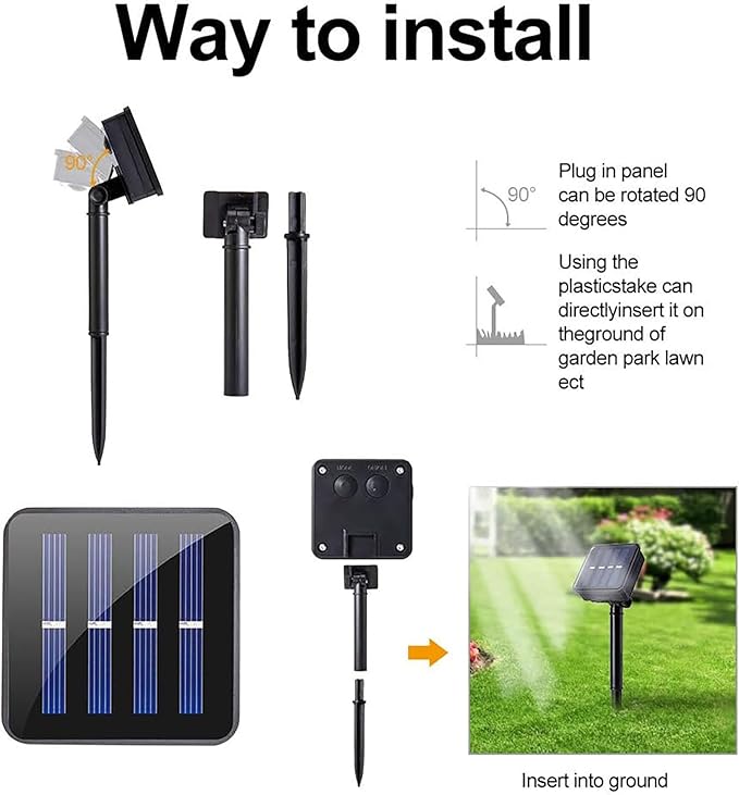 Solar LED Light Strip Outdoor Tape Rope Lights Waterproof 10ft Garden Path Decorative Lighting with 8 Modes for Outside, Wrap, Party, Stair, Step, Gazebo, Yard, Wedding, Christmas, 2 Pack