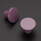 Ravinte 10 Pack Cabinet Knobs Purple Kitchen Cabinet Knobs Round Dresser Drawer Pulls Closet Door Pulls 1-1/5 Inch