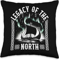 Viking Legacy Of The North Norse Myth Scandinavian Warrior M Throw Pillow