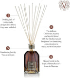 Dr. Vranjes - Oud Nobile 500 ml Diffuser + Double Pack of White Sticks (3 Pieces Bundle)- Luxury Home Fragrance, Made in Italy, Main Scent: Oriental, Olfactory Pyramid: Bergamot, Oud, Myrrh