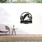 Custom Hedgehog Metal Sign, Personalized Hedgehog Metal Wall Art,Hedgehog Lovers Gift Metal Kid Room Decor,Personalized Hedgehog Lover Name Sign,Kid Nursery Decoration (Style D)