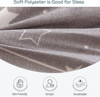 MAXYOYO Grey Constellation Futon Mattress, Japanese Floor Mattress Quilted Bed Mattress Topper, Extra Thick Folding Sleeping Pad Breathable Floor Lounger Guest Bed for Camping, King