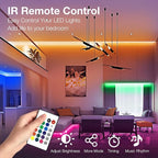 DAYBETTER LED Strip Lights 300 ft, Smart Light with App Remote Control, RGB LED Lights for Bedroom, Music Sync Color Changing for Room Home Decor Party Festival Halloween, Christmas (3 Rolls)