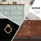 Cupboard Knobs Cabinet Knobs Drawer knobs, Zinc Alloy Gold Knobs for Dresser, Cupboard Knobs for Kitchen, Bathroom (Style C-6)
