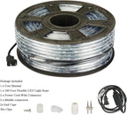 100Ft Blue LED Rope Lights, Outdoor String Lights Waterproof Decorative Lighting for Indoor/Outdoor, Camper Lights for Outside, Deck, Patio, Eaves, Backyards Garden, Christmas Decorations