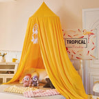 dix-rainbow Princess Decor Canopy for Kids Bed, Soft and Durable Bed Canopy for Girls Room Tent Canopy Dreamy Mosquito Net Bedding, Children Reading Nook Canopies Indoor