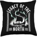 Viking Legacy Of The North Norse Myth Scandinavian Warrior M Throw Pillow