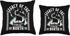 Viking Legacy Of The North Norse Myth Scandinavian Warrior M Throw Pillow