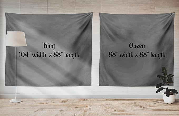 Lunarable Hearts Tapestry, Floral Abstract Striped Background Soft Color Daisies Nature Flourish, Wide Wall Hanging for Bedroom Living Room Dorm, 60" X 40", Mint Green Charcoal Grey