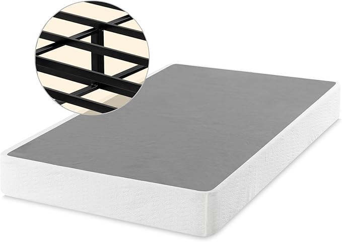 ZINUS 9 Inch Metal Smart Box Spring, Mattress Foundation, Strong Metal Frame, Easy Assembly, Twin