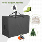 Cuddly Nest Folding Mattress Storage Bag - Heavy Duty Carry Case for Tri-Fold Guest Bed (Fits 4" Queen Mattress,Black)