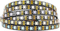 BTF-LIGHTING WS2812B IC RGB 5050SMD Pure Gold Individual Addressable LED Strip 16.4FT 300LED 60Pixel/m Flexible Full Color IP65 DC5V for DIY Chasing Color Project(No Adapter or Controller)
