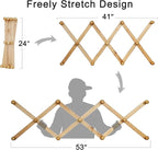SKOLOO Hat Rack for Wall with 11 Hooks, 24 inch Solid Wooden, Modern, Huge Coat Rack Wall Mount for Coats, Hats, Bags, Cowboy Caps, Baseball Caps, Dark Walnut Color