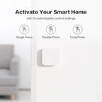 Aqara Zigbee Wireless Mini Switch,Compatible with Apple HomeKit,Google Home,Alexa,Requires Aqara Hub,Versatile 3-Way Control Button for Smart Home Devices,Works with IFTTT