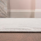 JONATHAN Y Graphic Lines High-Low Indoor Area Rug 5X8 White/Cream, Alcina Modern Scandinavian for Living Room, Bedroom, Kitchen, Easy-Cleaning, High Traffic, Pet-Friendly, Non-Shedding SND102B-5