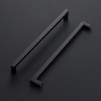 Ravinte 3 Pack 11-5/16 Inch Square Cabinet Handles - Matte Black Pulls for Kitchen Drawers and Cabinets - Hardware Handles