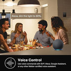 Kasa Smart Dimmer Switch HS220, Single Pole, Needs Neutral Wire, 2.4GHz Wi-Fi Light Switch Compatible with Alexa and Google Home, UL Certified, No Hub Required, Black