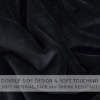 Soft Blanket King Size Fleece Warm Fuzzy Throw Blankets for The Bed Sofa Lightweight Charcoal Grey 90" x 108"
