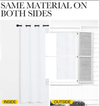 NICETOWN Floor to Ceiling Curtains, Room Divider Curtain Screen Partitions, Vertical Blind for Sling Door, Window Curtains Privacy Blinds for Patio (White, Single Panel, 9ft Tall x 12.5ft Wide)