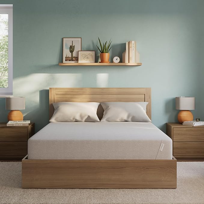 Kin By Tuft & Needle Medium Firm 10" Queen Adaptive Foam Mattress in a Box, Cooling Pressure Relief, Balanced Support, 100 Night Trial, Fiberglass-Free, CertiPUR-US, 10-Year Limited Warranty