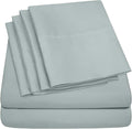 6 Piece Bed Sheet Set, Split King, Slate