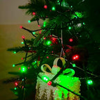Connectable 240LED 88Ft 13Modes Christmas String Lights Indoor Outdoor | Extendable Green Wire Red & Green Christmas Tree Lights with Timer | Twinkle Fairy Light Plug in for Xmas Tree(Red & Green)