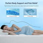 ELEMUSE RV Short Queen Dual Layer 3 Inch Memory Foam Mattress Topper, 2 Inch Cooling Gel Memory Foam Bed Pad and 1 Inch Soft Pillow Top Mattress Pad for Back Pain Relief & Hot Sleepers