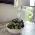 Hillhouse Naturals Cedar & Pine 8oz Potpourri Green Pine Cones. Our Potpourri Combines The Fresh Scent of Pine with a Subtle hint of Cedar and Citrus Peel. Made in The USA.