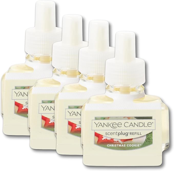 Yankee Candle ScentPlug Refill, Christmas Cookie (Pack of 4)