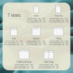 LuxClub 4 PC California King Sheet Set, Breathable Luxury Bed Sheets, Deep Pockets Wrinkle Free Cooling Sheets Machine Washable Hotel Bedding Silky Soft - Teal Cal King