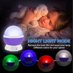 Night Light for Kids, Toys for 3 4 5 6 7 8 Year Old Boys Girls, Star Projector 360 Degree Rotation - 4 LED Bulbs 12 Light Color Changing with USB Cable, Romantic Gifts for Men Women Children