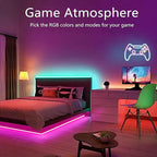 32.8FT Neon Rope Lights,Flexible Led Rope Light Control with App/Remote,Multiple Modes,Music Sync,IP65 Outdoor RGB Led Strip Lights Waterproof